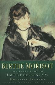 Cover of: Berthe Morisot by Margaret Shennan
