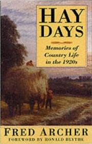 Cover of: Hay days: memories of country life in the 1920s