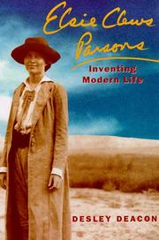 Cover of: Elsie Clews Parsons: Inventing Modern Life (Women in Culture and Society Series)