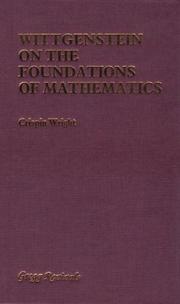 Cover of: Wittgenstein on the Foundations of Mathematics (Modern Revivals in Philosophy)