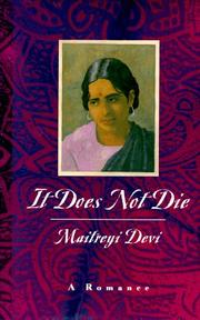 Cover of: It Does Not Die
