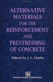 Cover of: Alternative materials for the reinforcement and prestressing of concrete