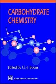 Cover of: Carbohydrate chemistry
