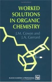 Cover of: Worked solutions in organic chemistry