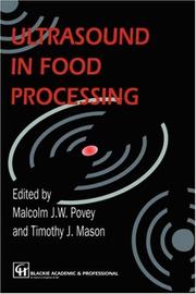 Cover of: Ultrasound in food processing