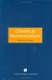 Cover of: Chemical Nomenclature | ****************************************