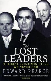Cover of: The lost leaders by Edward Pearce