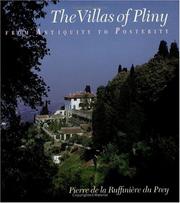 Cover of: The villas of Pliny from antiquity to posterity