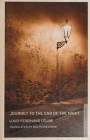 Cover of: Journey to the End of the Night