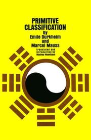 Cover of: Primitive Classification by Émile Durkheim, Marcel Mauss