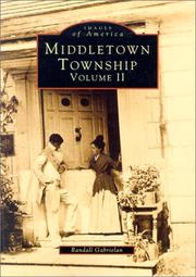 Cover of: Middletown Township, NJ Volume II by Randall Gabrielan