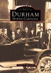 Cover of: Durham, North Carolina by Stephen E. Massengill