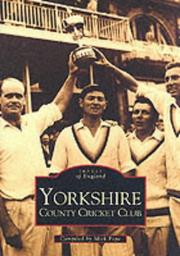 Cover of: Yorkshire County Cricket Club by Mick Pope