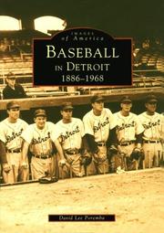 Cover of: Baseball in Detroit, 1886-1968 by David Lee Poremba
