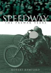 Cover of: Speedway: The Pre-War Years