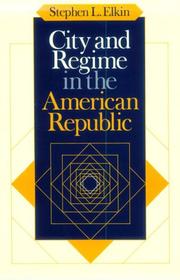 Cover of: City and regime in the American republic