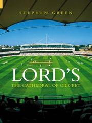 Cover of: Lord's: Cathedral of Cricket
