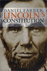 Cover of: Lincoln's Constitution