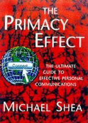 Cover of: The Primacy Effect by Michael Shea