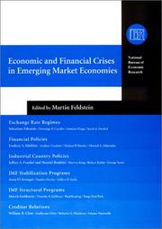 Cover of: Economic and Financial Crises in Emerging Market Economies