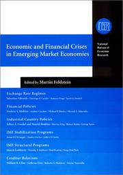 Cover of: Economic and Financial Crises in Emerging Market Economies by Martin Feldstein