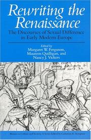 Rewriting the Renaissance cover