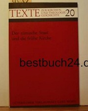 Cover of: Der römische Staat und die frühe Kirche by Wolf-Dieter Hauschild