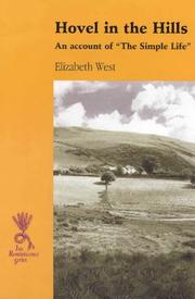 Cover of: Hovel in the Hills by Elizabeth West