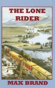 Cover of: The Lone Rider