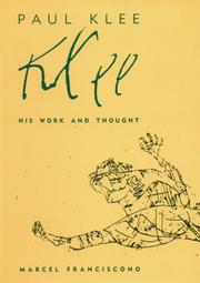 Cover of: Paul Klee: his work and thought