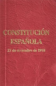 Constitución Española by Cortes Generales