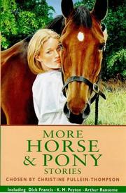 Cover of: More Horse and Pony Stories (Kingfisher Story Library)