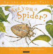 Cover of: Are You a Spider? (Up the Garden Path) by Judy Allen
