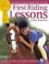 Cover of: First Riding Lessons (Kingfisher Riding Club)