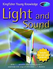 Cover of: Light and Sound