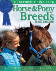 Cover of: Horse and Pony Breeds: Breeds (Kingfisher Riding Club)