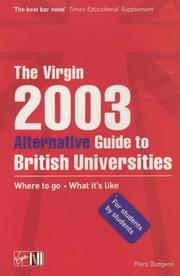 Cover of: The Virgin Alternative Guide to British Universities