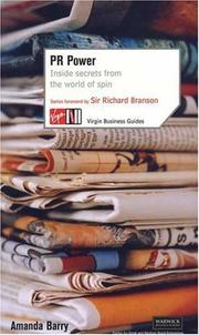 Cover of: PR Power: Inside Secrets For the World of Spin (Virgin Business Guides)