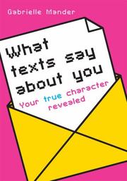 Cover of: What Texts Say About You