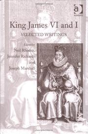 Cover of: King James VI and I: selected writings