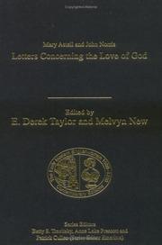 Cover of: Mary Astell and John Norris: letters concerning the love of God