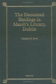 Cover of: The decorated bindings in Marsh's Library, Dublin