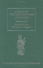 Cover of: Adrian IV the English Pope (1154-1159): Studies and Texts (Church, Faith and Culture in the Medieval West)