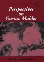 Cover of: Perspectives on Gustav Mahler by edited by Jeremy Barham.