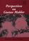 Cover of: Perspectives on Gustav Mahler