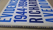Cover of: Evidence, 1944-1994: Richard Avedon