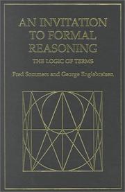 Cover of: An invitation to formal reasoning by Frederic Tamler Sommers