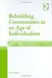 Cover of: Rebuilding Communities in an Age of Individualism