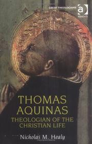 Cover of: Thomas Aquinas by Nicholas M. Healy