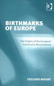 Cover of: Birthmarks of Europe by Edelgard E. Mahant